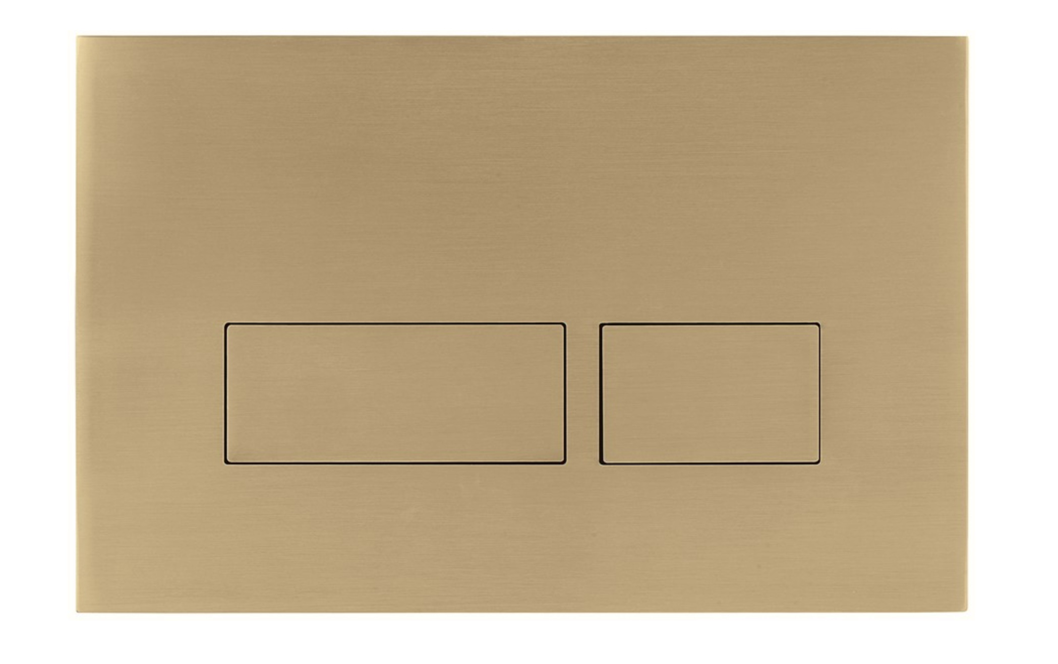 Mike Pro Flush Plate - Brushed brass